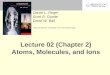 Lecture 02 (Chapter 2) Atoms, Molecules, and Ions