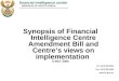 financial intelligence centre  REPUBLIC OF SOUTH AFRICA