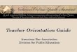 Teacher Orientation Guide