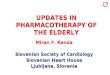 UPDATES IN PHARMACOTHERAPY OF THE ELDERLY