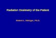 Radiation Dosimetry of the Patient