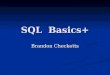SQL  Basics+