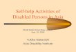 Self-help Activities of Disabled Persons in Asia