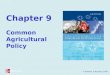 Chapter 9 Common Agricultural Policy