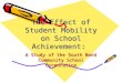 The Effect of Student Mobility on School Achievement: