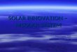 SOLAR INNOVATION –  MSOLAR SYSTEM