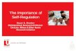 What is Self-Regulation?