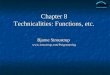 Chapter 8 Technicalities: Functions, etc