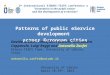 Patterns of public eService development  across European cities