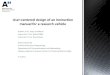 User-centered design of an instruction manual for a research vehicle