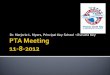 PTA Meeting 11-8-2012