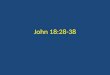 John 18:28-38