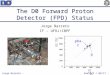 The D0 Forward Proton Detector (FPD) Status
