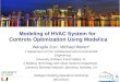 Modeling of HVAC System for  Controls  Optimization Using Modelica