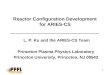 Reactor Configuration Development for ARIES-CS