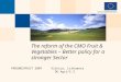 The reform of the CMO Fruit & Vegetables – Better policy for a stronger Sector