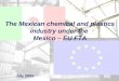 The Mexican chemical and plastics industry under the  Mexico – EU FTA