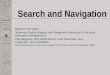Search and Navigation