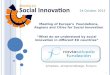 Meeting of Europe’s  Foundations, Regions and Cities for Social Innovation