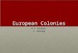 European Colonies