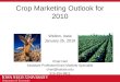 Crop Marketing Outlook for 2010