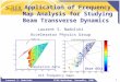 Application of Frequency Map Analysis for Studying Beam Transverse Dynamics
