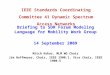 IEEE Standards Coordinating Committee 41 Dynamic Spectrum Access Networks