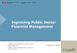Improving Public Sector Financial Management