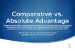Comparative vs. Absolute Advantage