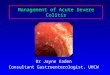 Management of Acute Severe Colitis