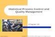 Statistical Process Control and Quality Management