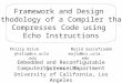 Framework and Design  Methodology of a Compiler that  Compresses Code using  Echo Instructions