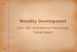 Morality Development