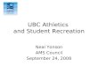 UBC Athletics  and Student Recreation