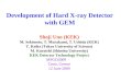 Development of Hard X-ray Detector with GEM