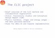 The CLIC project