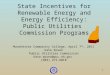 State Incentives for Renewable Energy and Energy Efficiency: Public Utilities  Commission Programs