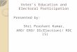 Voter’s Education and Electoral Participation