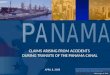 CLAIMS ARISING FROM ACCIDENTS  DURING TRANSITS OF THE PANAMA CANAL