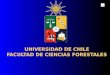 UNIVERSIDAD DE CHILE FACULTAD DE CIENCIAS FORESTALES