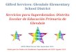 Gifted Services: Glendale Elementary School District