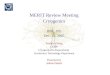 MERIT Review Meeting Cryogenics BNL, NY Dec. 12, 2005 Friedrich Haug CERN