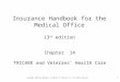 Chapter  14 TRICARE and Veterans’ Health Care