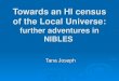 Towards an HI census of the Local Universe:  further adventures in NIBLES