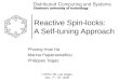 Reactive Spin-locks:  A Self-tuning Approach