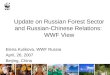 Update on Russian Forest Sector and Russian-Chinese Relations :  WWF View