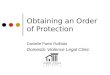 Obtaining an Order of Protection