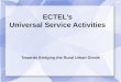 ECTEL’s  Universal Service Activities