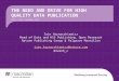 The need and drive  for high  quality data publication