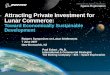 Attracting Private Investment for Lunar Commerce: Toward Economically Sustainable Development